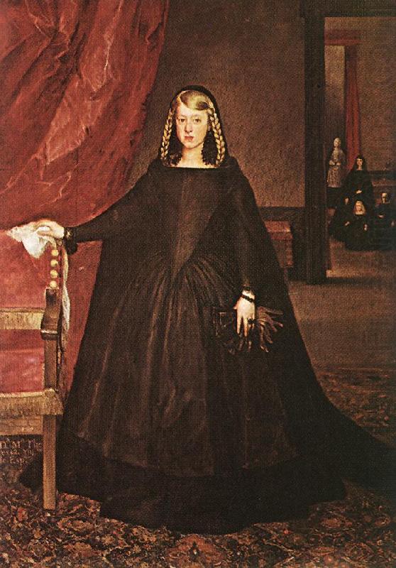 MAZO, Juan Bautista Martinez del The Empress Dona Margarita de Austria in Mourning Dress h china oil painting image